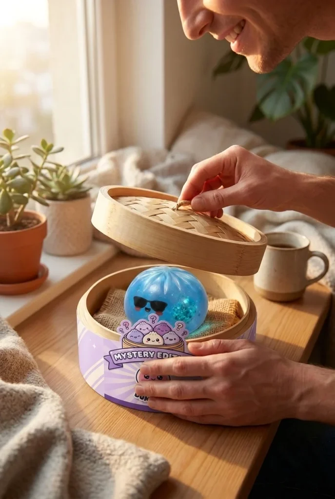 Mystery Dumpling Squishy – Summer Edition unboxing moment