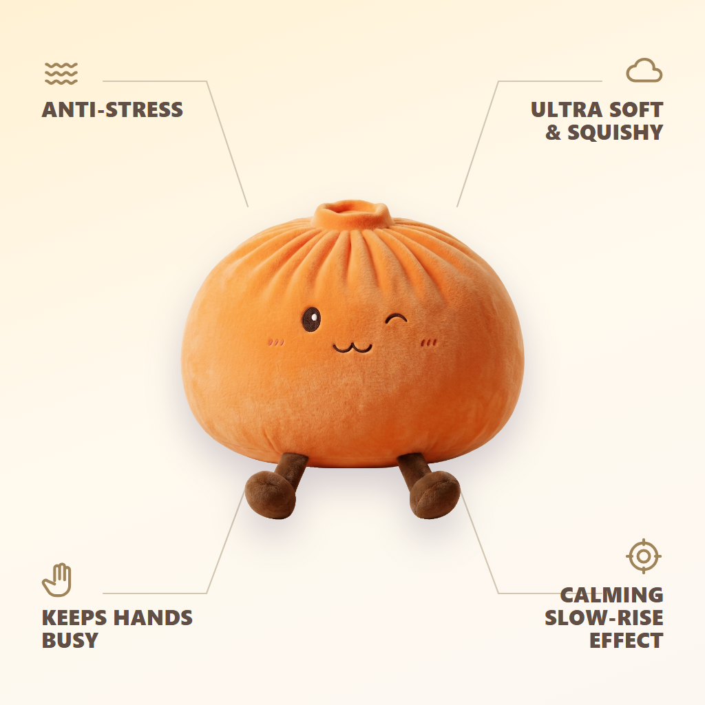 Giant Orange Dumpling Squishy — its benefits