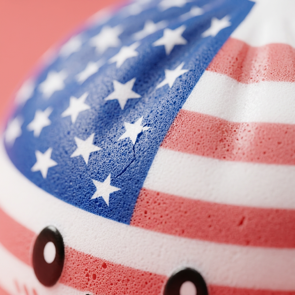Squishy Dumpling USA — close-up of the texture