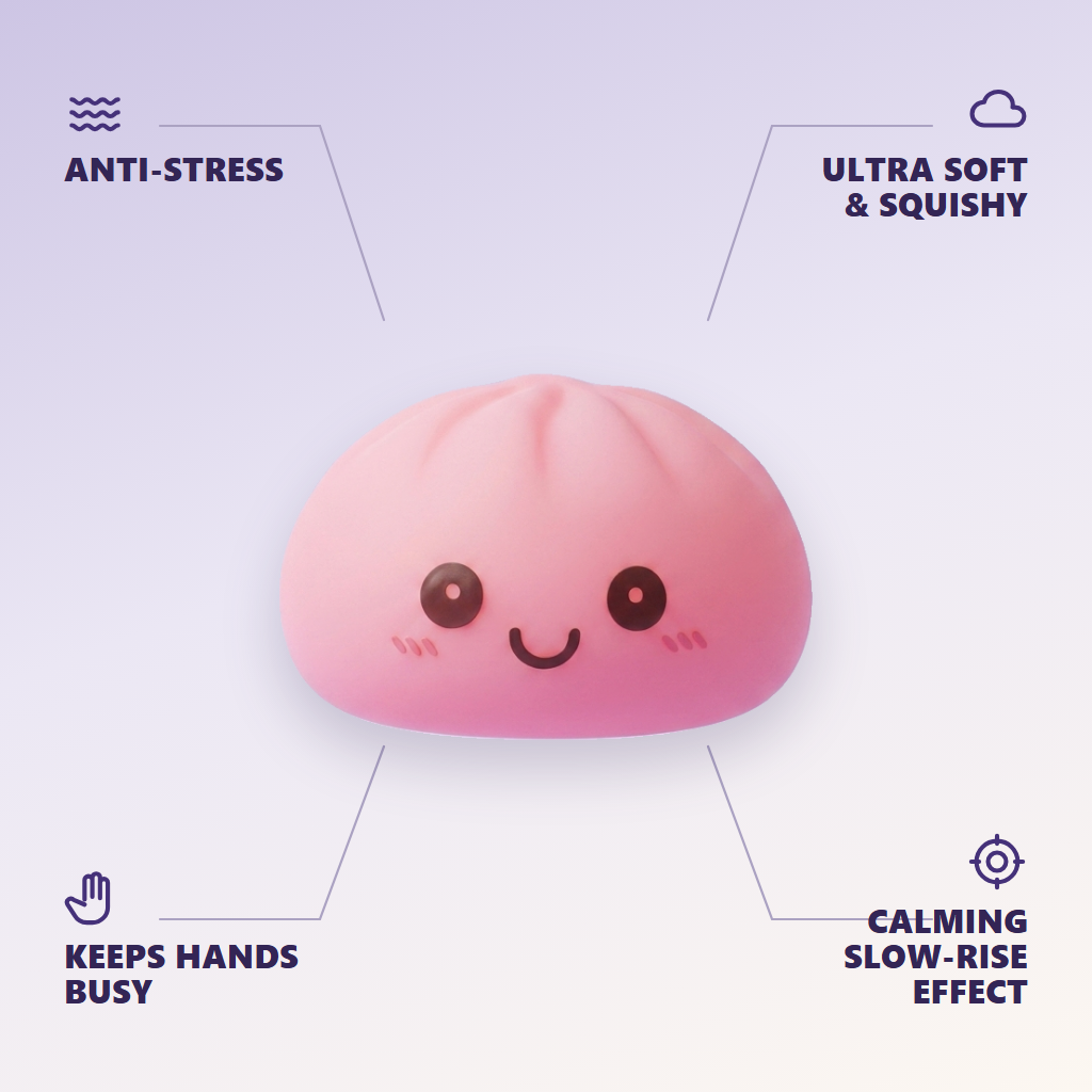 Pink Dumpling Squishy Night Light — its benefits