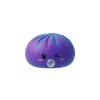 Cosmic Purple Rare Blow Dumpling Squishy being squeezed, soft slow-rise foam