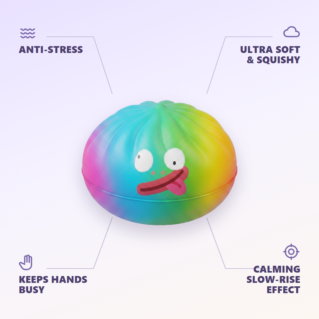 Rainbow Mystery Dumplings Squishy — its benefits