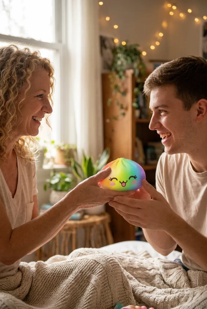 Rare Rainbow Dumpling Squishy as a gift idea