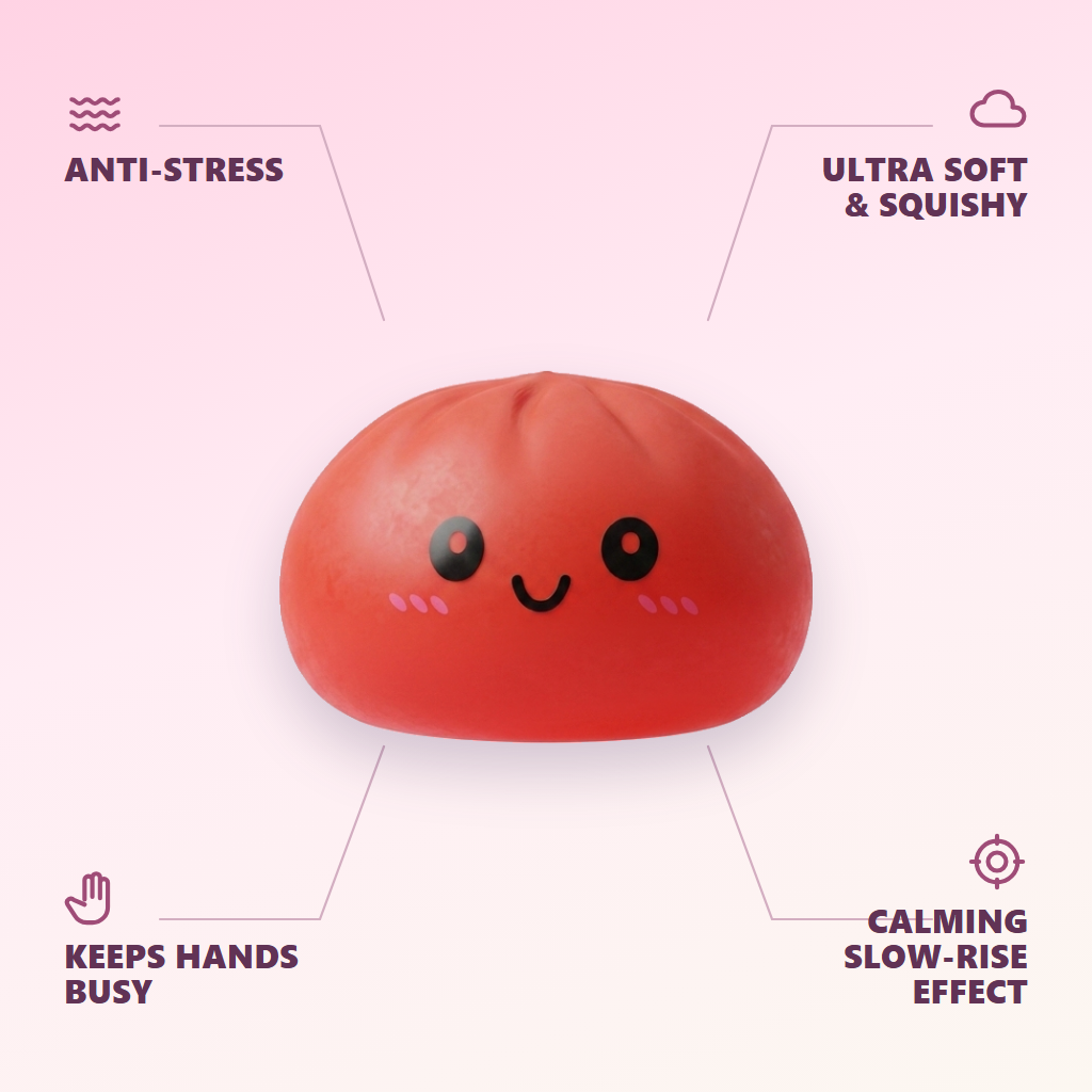 Cherry Red Dumpling Squishy — its benefits