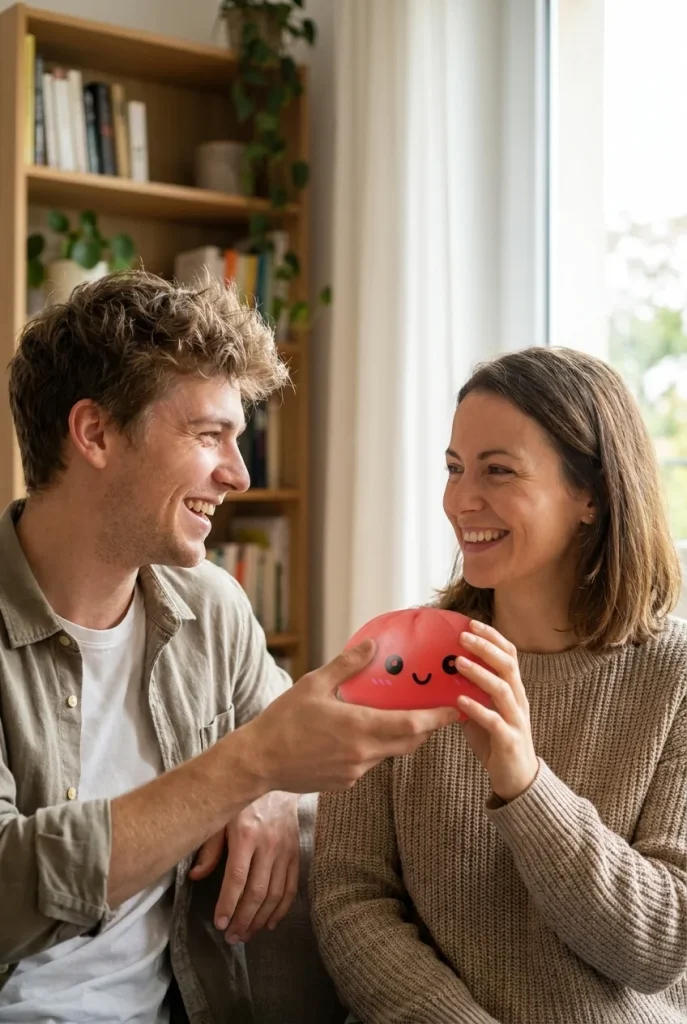 Cherry Red Dumpling Squishy as a gift idea