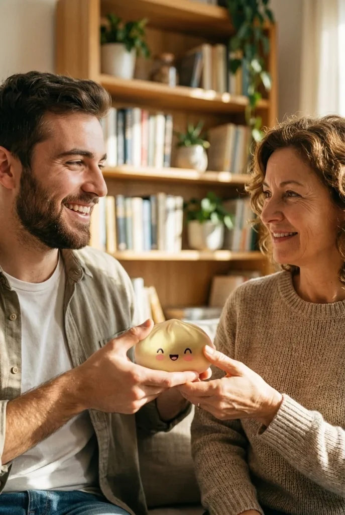 Lucky Gold Dumpling Squishy as a gift idea