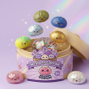Squishy Bun Mystery Dumpling Surprise being squeezed, soft slow-rise foam