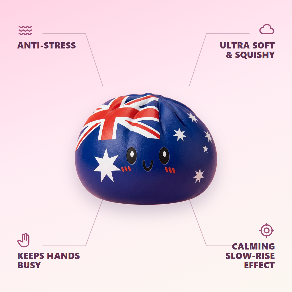 Australia Flag Squishy Dumpling — its benefits