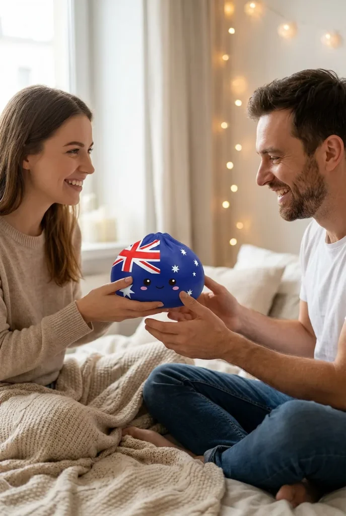 Australia Flag Squishy Dumpling as a gift idea
