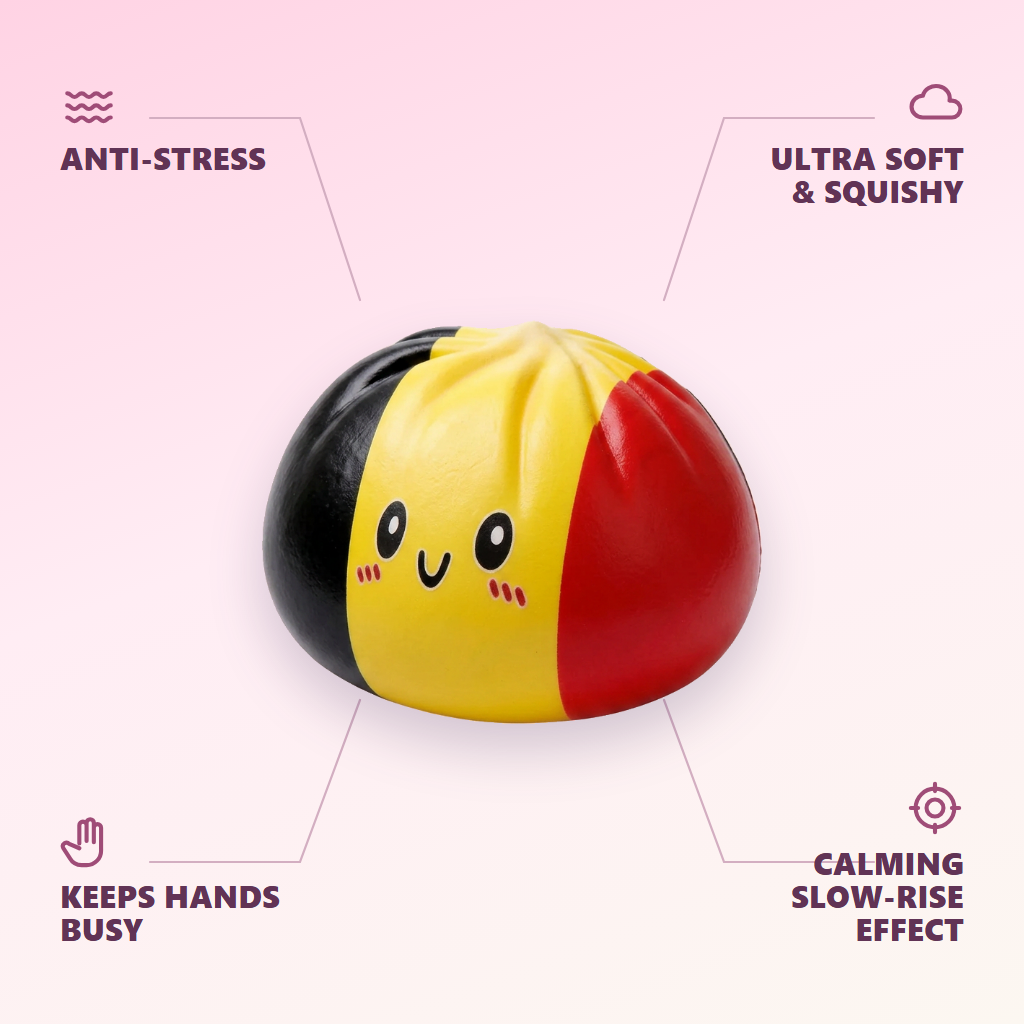 Belgian Flag Dumpling Squishy — its benefits
