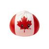Canada Flag Squishy Dumpling being squeezed, soft slow-rise foam