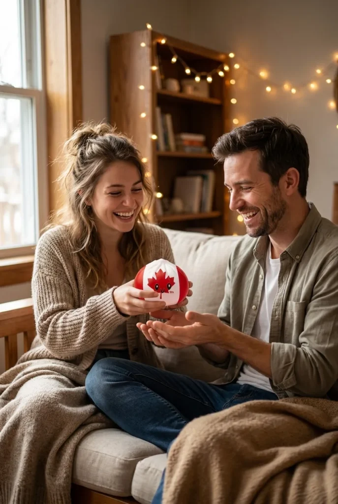 Canada Flag Squishy Dumpling as a gift idea
