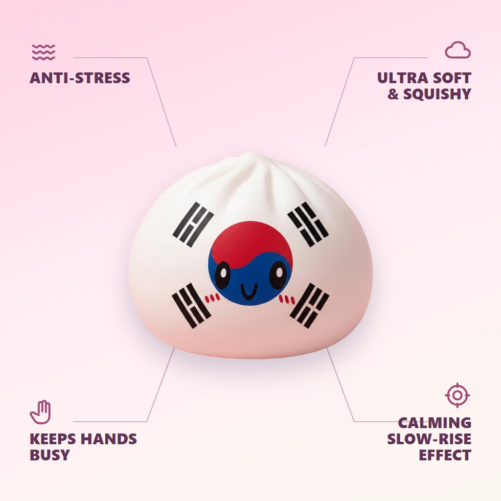 South Korea Flag Squishy Dumpling — its benefits