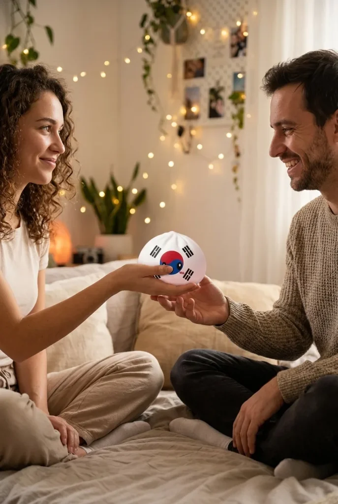 South Korea Flag Squishy Dumpling as a gift idea