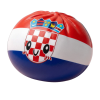 Croatia Flag Dumpling Squishy being squeezed, soft slow-rise foam
