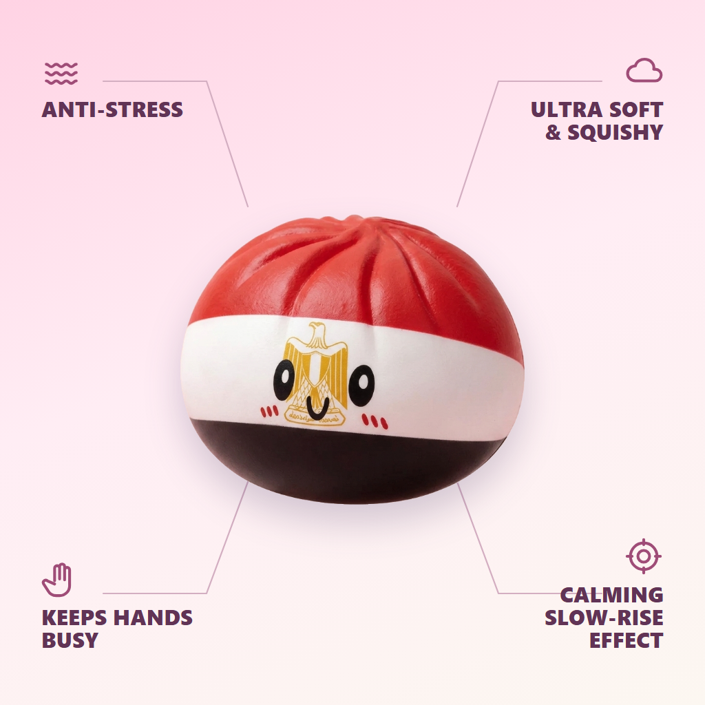 Egypt Flag Dumpling Squishy — its benefits