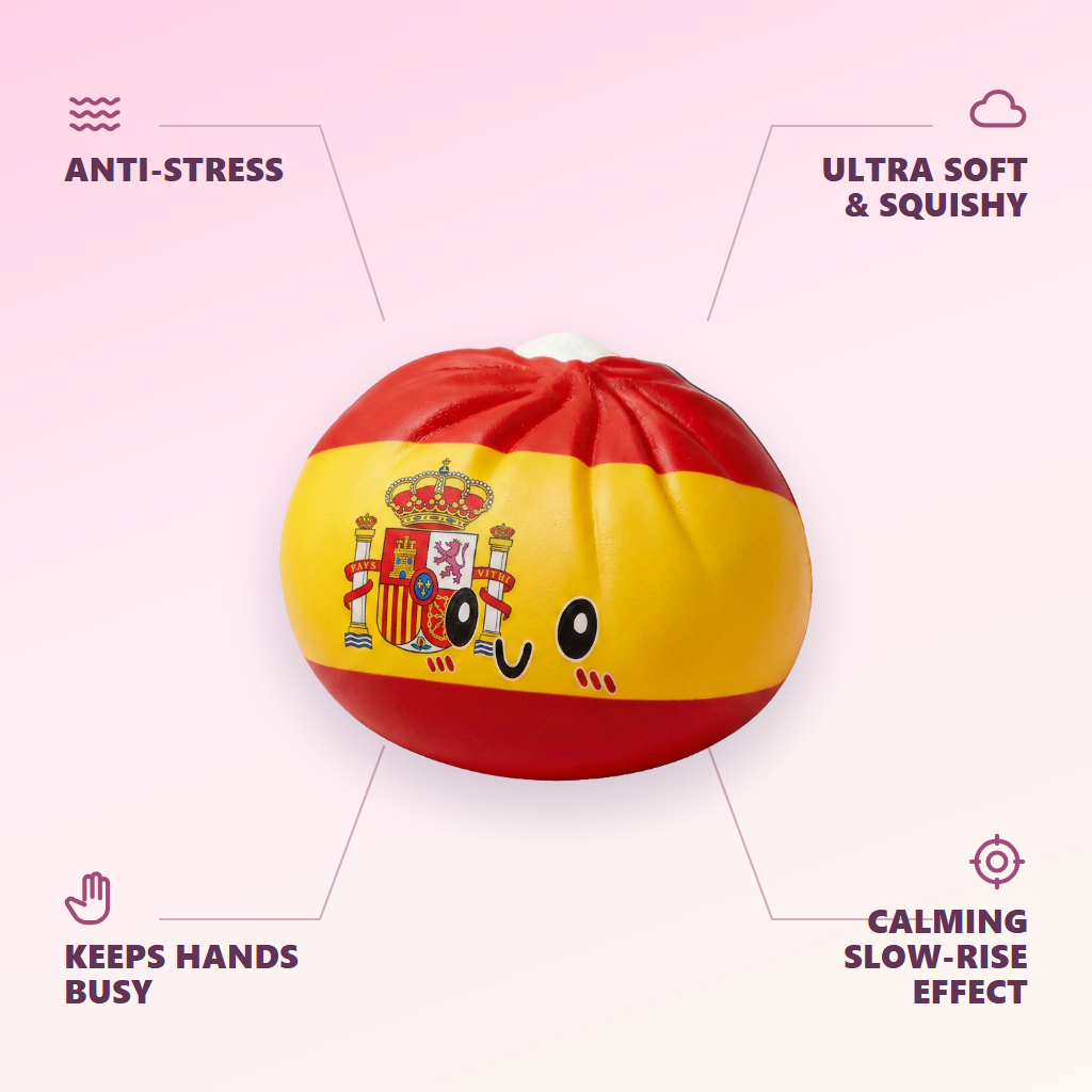 Spain Flag Dumpling Squishy — its benefits