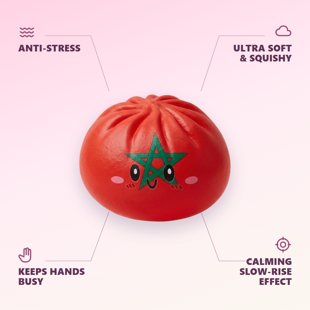 Morocco Flag Dumpling Squishy — its benefits