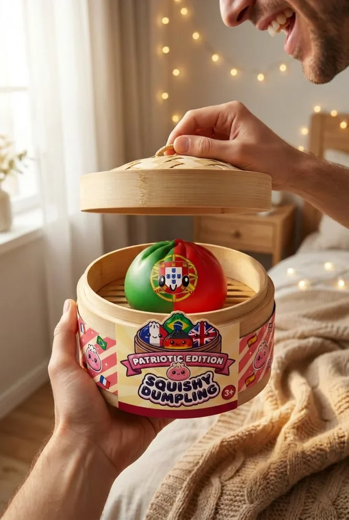Portugal Flag Squishy Dumpling unboxing moment