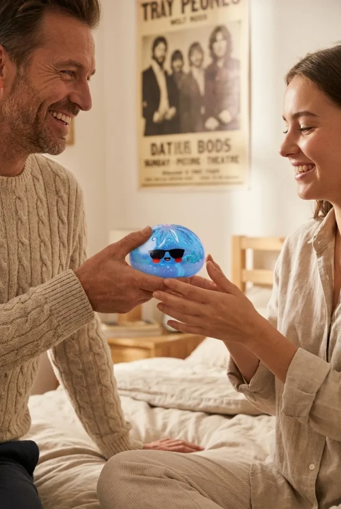 Sunglasses Dumpling Squishy as a gift idea