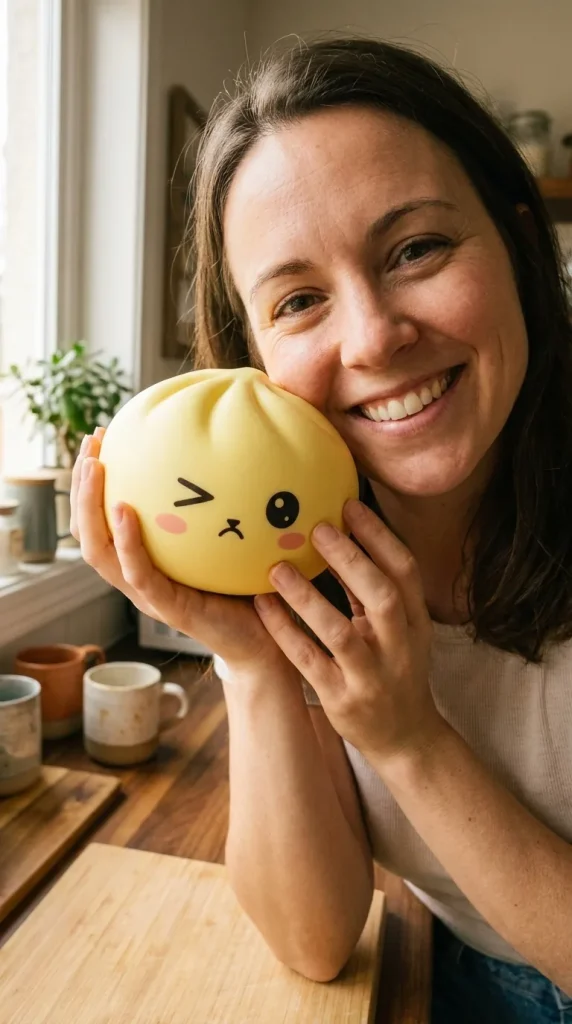 Viral Mystery Dumpling Squishy in everyday life