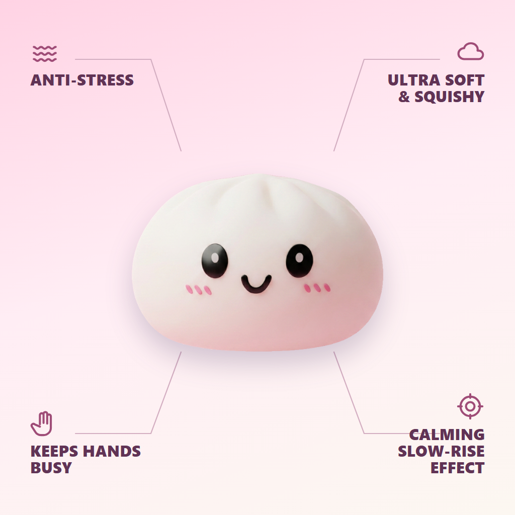 Snow White Dumpling Squishy — its benefits