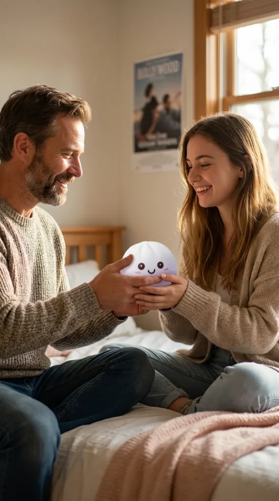 Moonlight White Dumpling Squishy Night Light as a gift idea