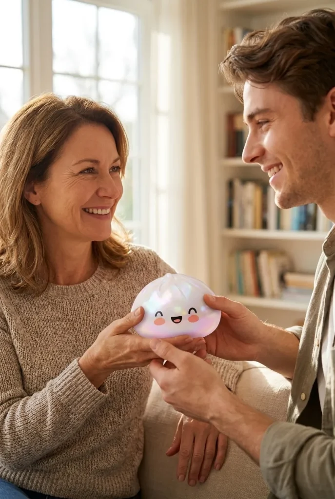 White Cloud Dumpling Squishy as a gift idea