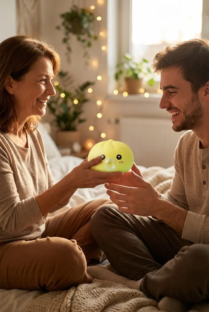 Jumbo Yellow Dumpling Squishy as a gift idea