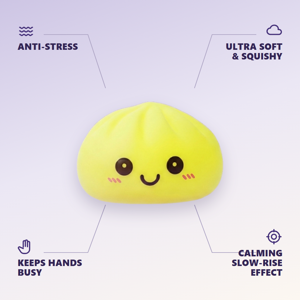 Sunshine Yellow Dumpling Squishy Night Light — its benefits