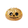 Gold Glitter Zombie Halloween Dumpling Squishy being squeezed, soft slow-rise foam