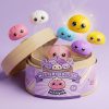 Big Eyes Dumpling Squishy Mystery Pop being squeezed, soft slow-rise foam