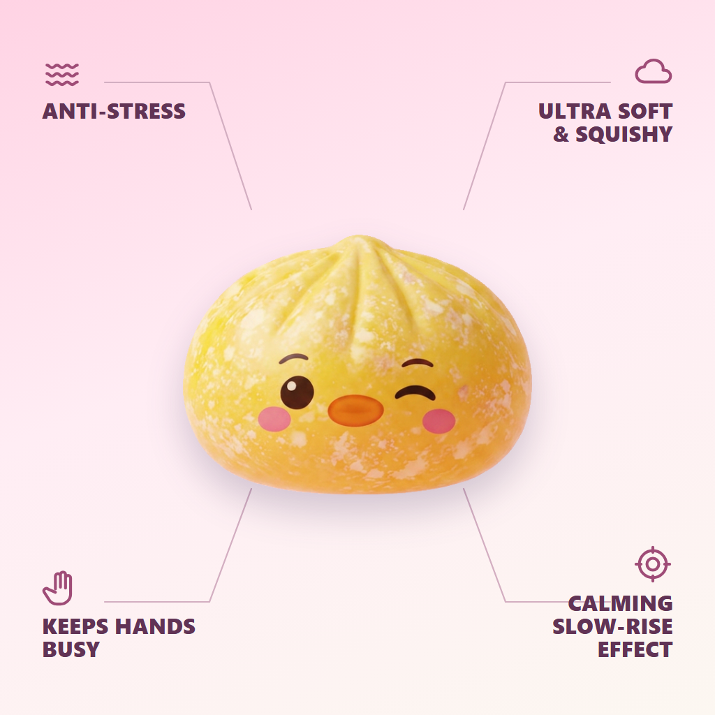 Buttercup Yellow Penguin Dumpling Squishy — its benefits