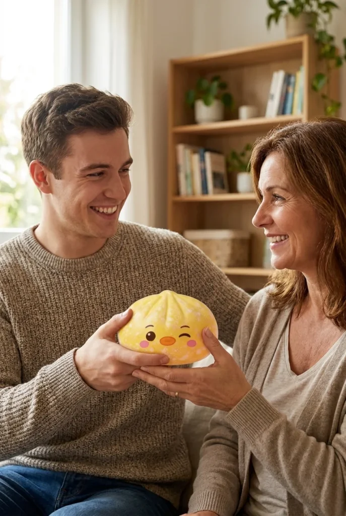 Buttercup Yellow Penguin Dumpling Squishy as a gift idea
