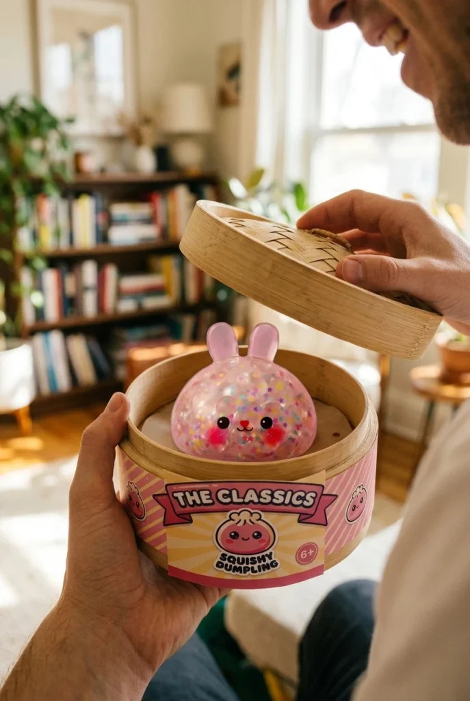 Bunny Bubble Dumpling Squishy unboxing moment