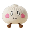 Giant Happy Face Dumpling Squishy being squeezed, soft slow-rise foam