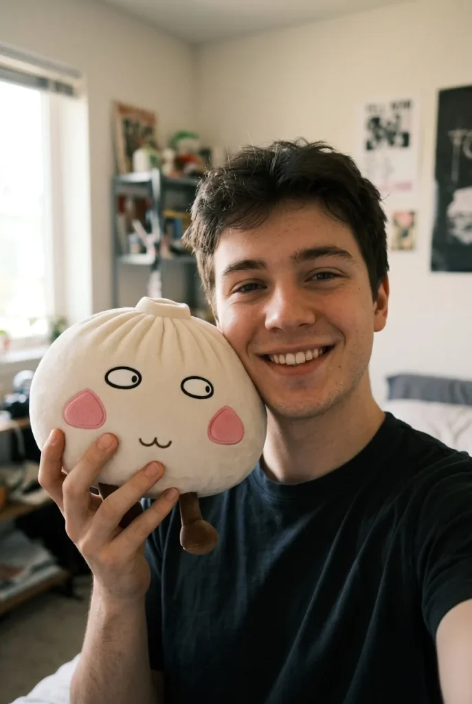 Giant Proud Dumpling Squishy in everyday life