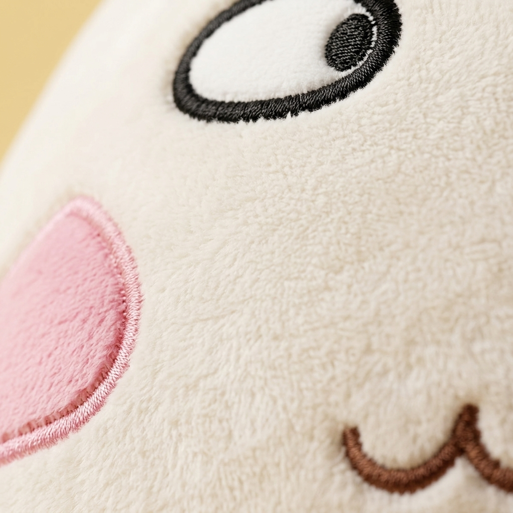 Giant Proud Dumpling Squishy — close-up of the texture