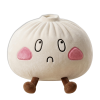 Giant Sad Face Dumpling Squishy being squeezed, soft slow-rise foam