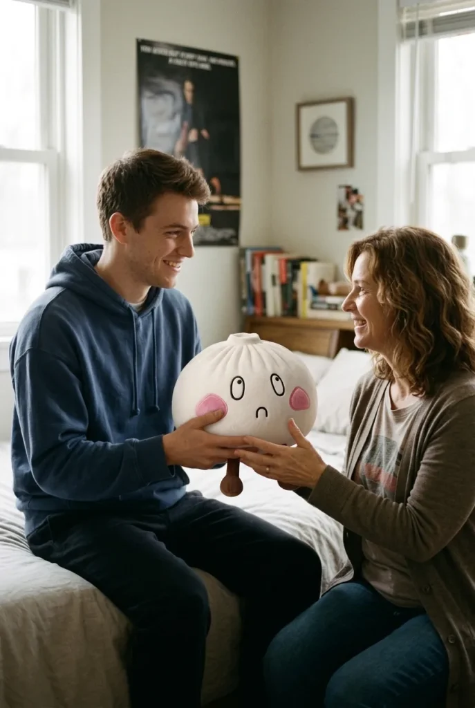Giant Sad Face Dumpling Squishy as a gift idea
