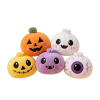 Spooky Halloween Dumpling Squishy Set of 5 being squeezed, soft slow-rise foam
