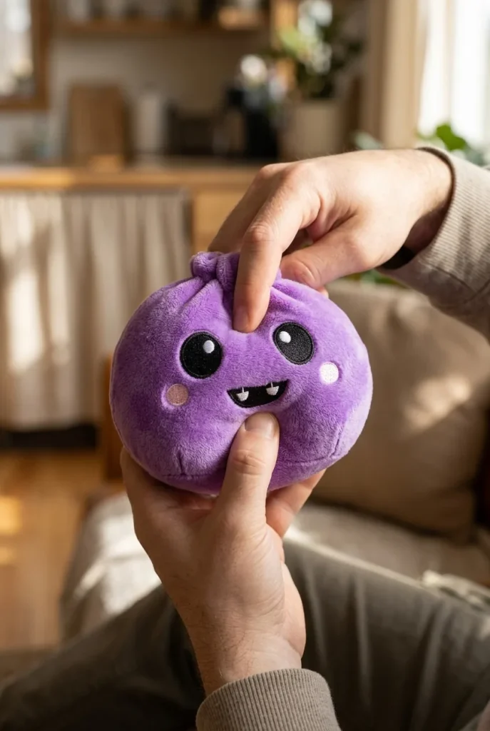 Spooky Halloween Dumpling Squishy Set of 5 mid-squish
