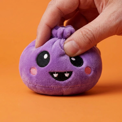 Spooky Halloween Dumpling Squishy Set of 5 — slow-rise effect, the foam springs back slowly