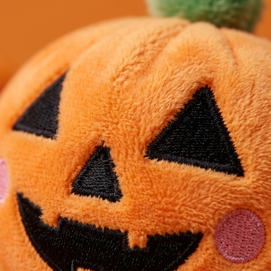 Spooky Halloween Dumpling Squishy Set of 5 — close-up of the texture