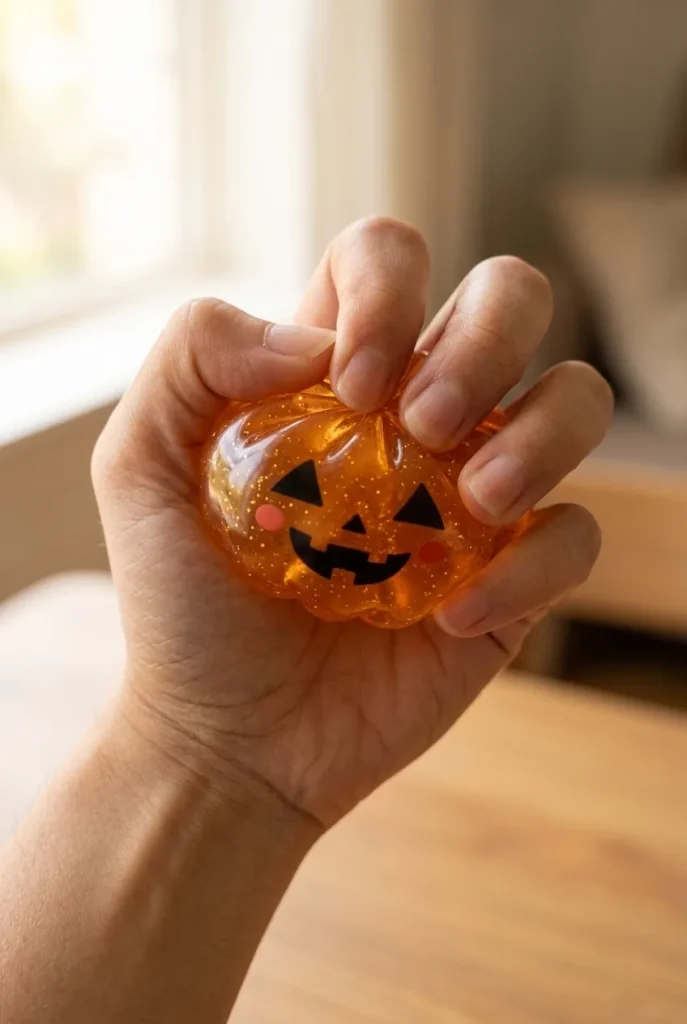 Halloween Dumpling Squishy XXL – Pack of 8 mid-squish