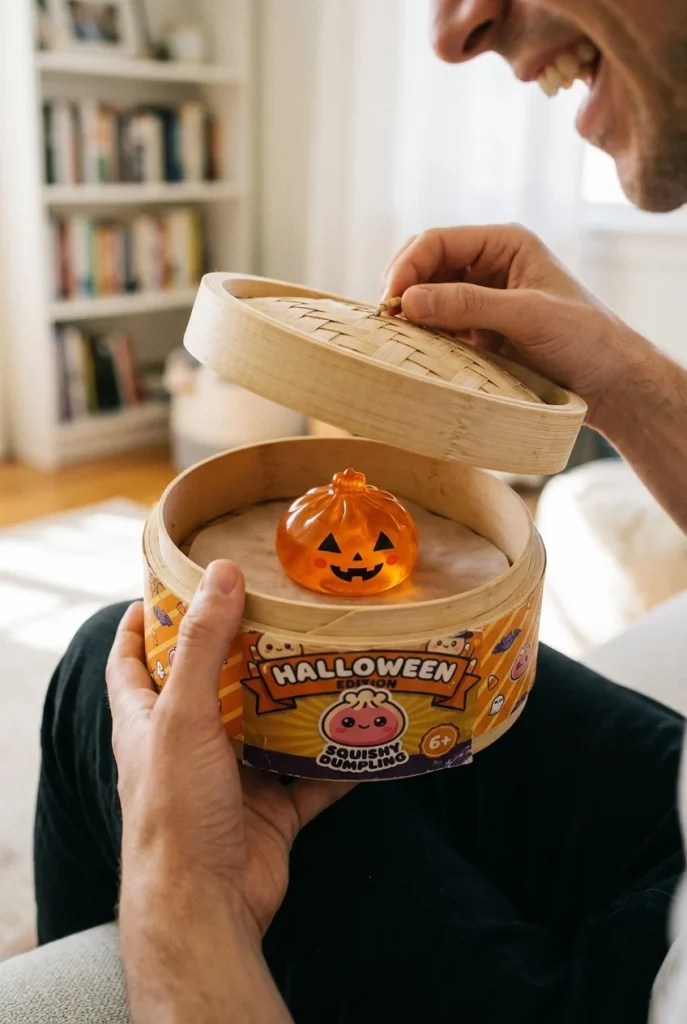 Halloween Dumpling Squishy XXL – Pack of 8 unboxing moment