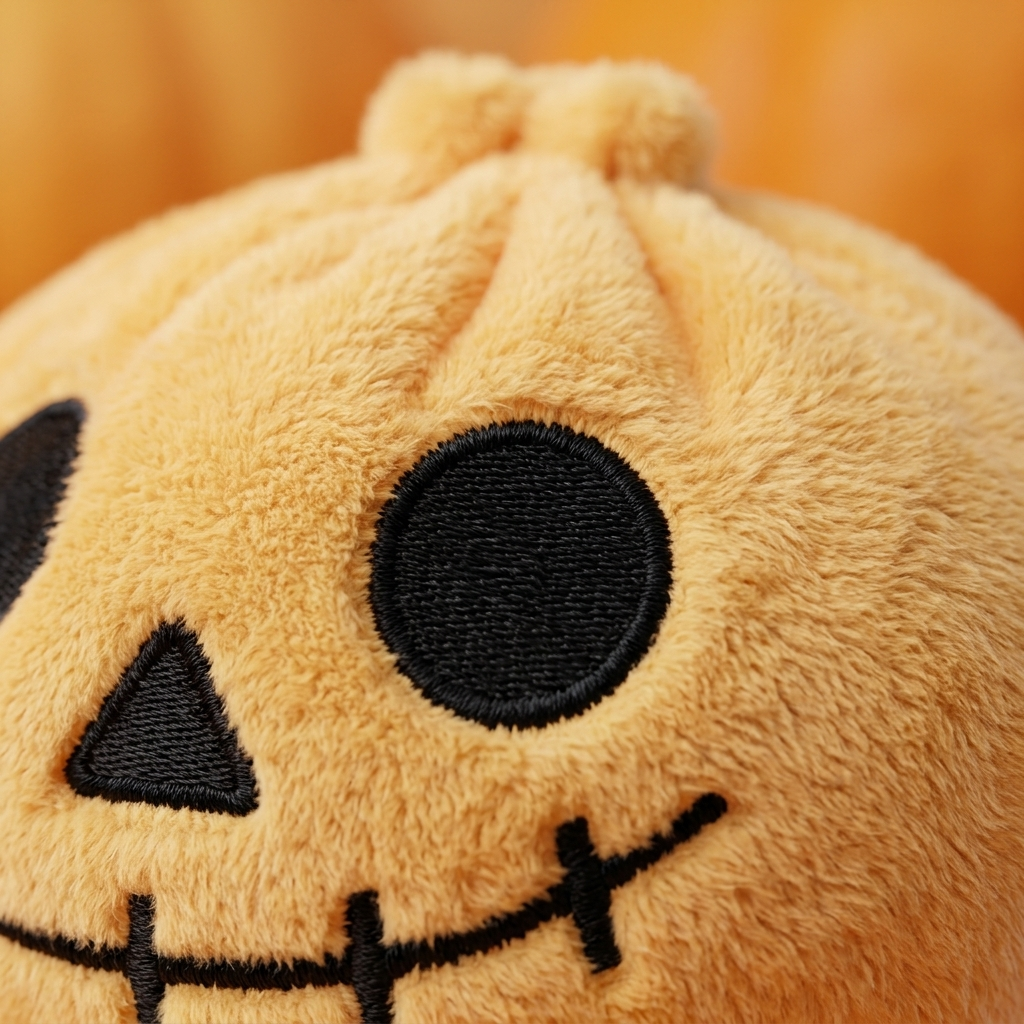 Halloween Skeleton Dumpling Squishy — close-up of the texture