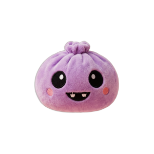 Velvet Vampire Dumpling Squishy Halloween being squeezed, soft slow-rise foam