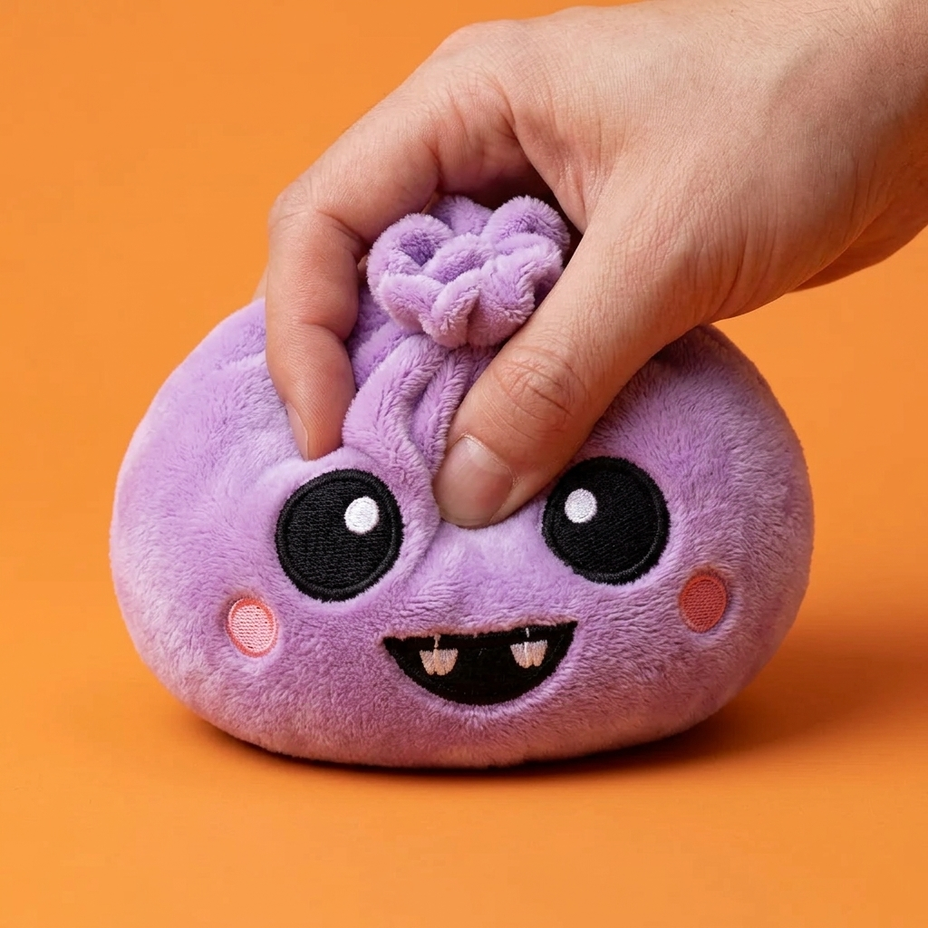 Velvet Vampire Dumpling Squishy Halloween — slow-rise effect, the foam springs back slowly