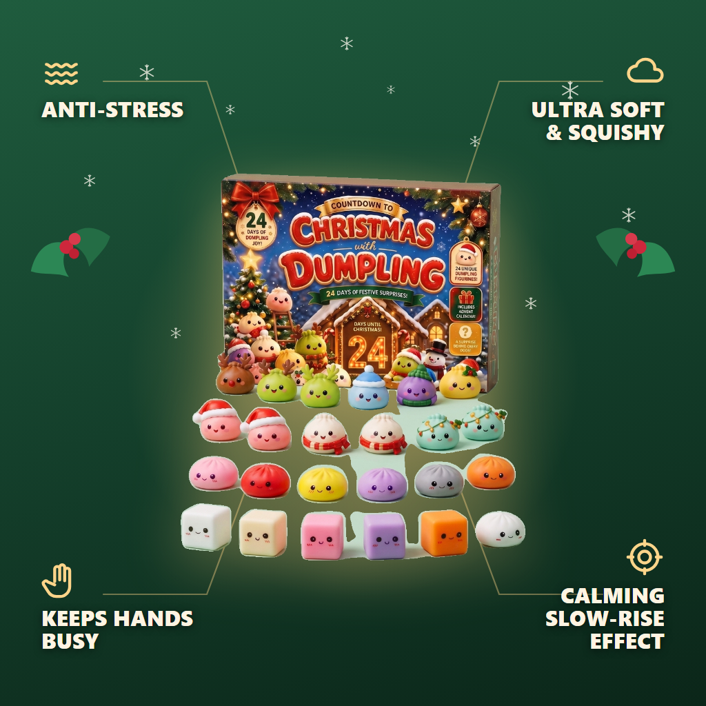 Gingerbread Mochi Dumpling Squishy Advent Calendar — its benefits